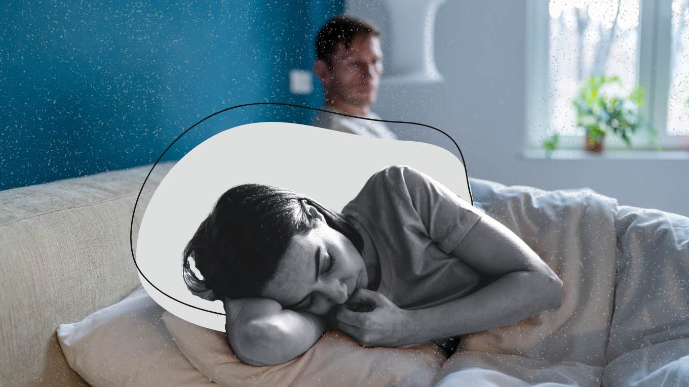 5 Ultimate Red Flags That Tell You Your Relationship Is Doomed Woman contemplating relationship in bed