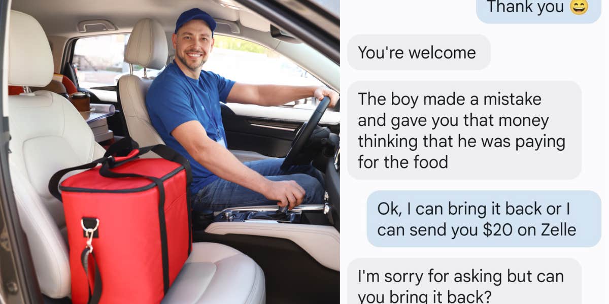 A Customer Asked Their DoorDash Driver To Bring Back The $20 Tip They Were  Given Claiming That It Was An Accident