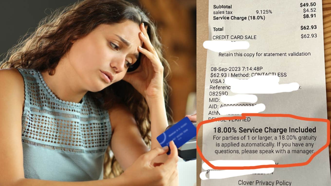 Restaurant Adds 18% Gratuity To Bill For Diners Who Are Eating Alone customer, tip, gratuity