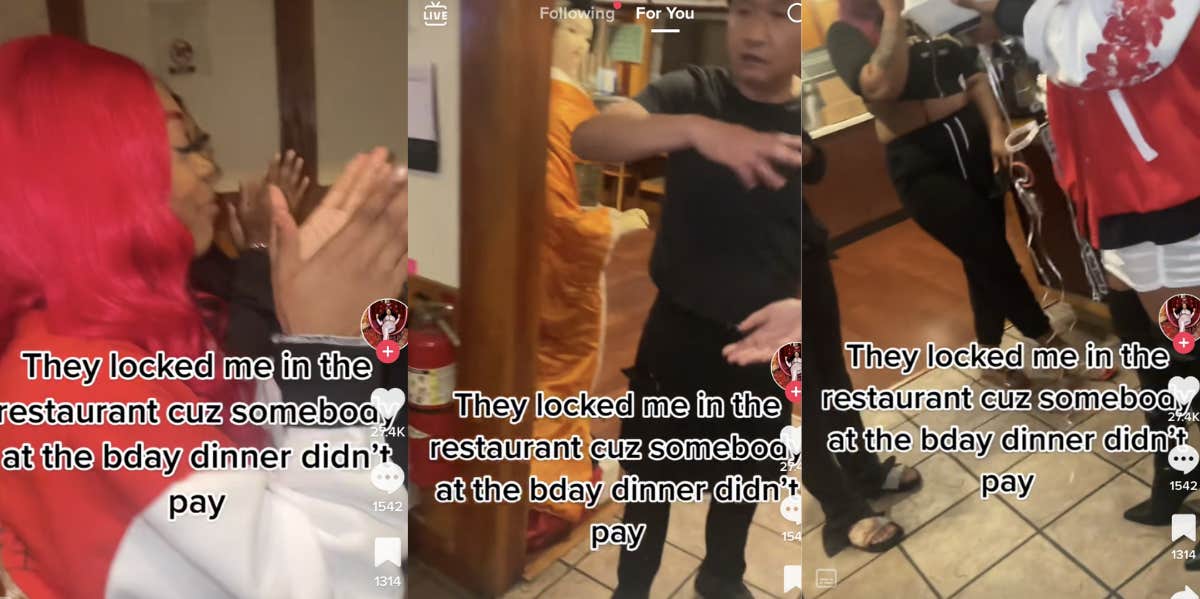 Woman Says Her Group Was ‘Locked In’ A Restaurant Because A Guest At Her Birthday Dinner Didn’t Pay Their Bill customers, restaurant