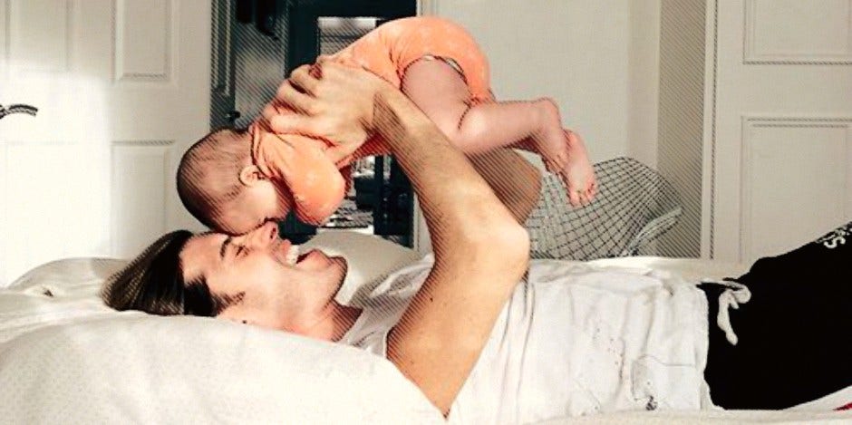 dad and baby dad and baby