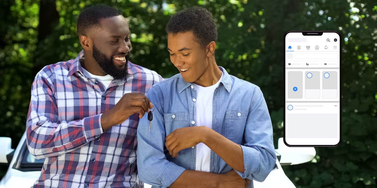 Dad Refuses To Make Son Delete Facebook Post Slamming His Mom Father and son talking