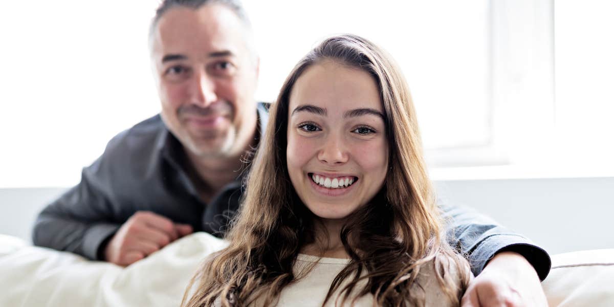Dad Makes Daughter Cancel Date After She Refuses To Let Him Meet The Boy Taking Her Out Dad and teen daughter