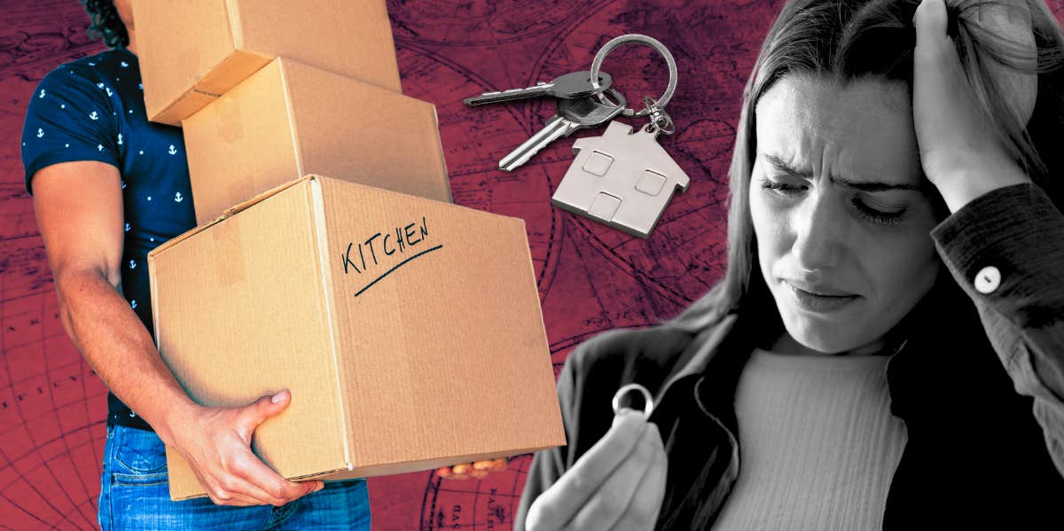 Dad's Wife Won't Move Across Country So He Threatens Divorce A man moving and an agonized woman
