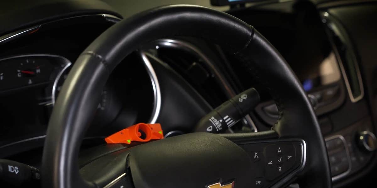 Infrastructure Bill Mandates Alcohol Detection Systems Be Mandatory For All New Cars DADSS installed on steering wheel