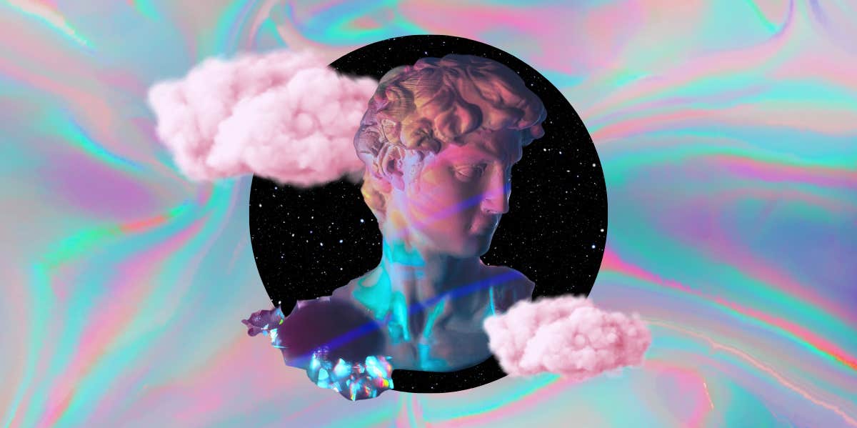 Daily Manifestation Affirmations & Rituals For Each Zodiac Sign On August 20, 2023 sculpture and clouds