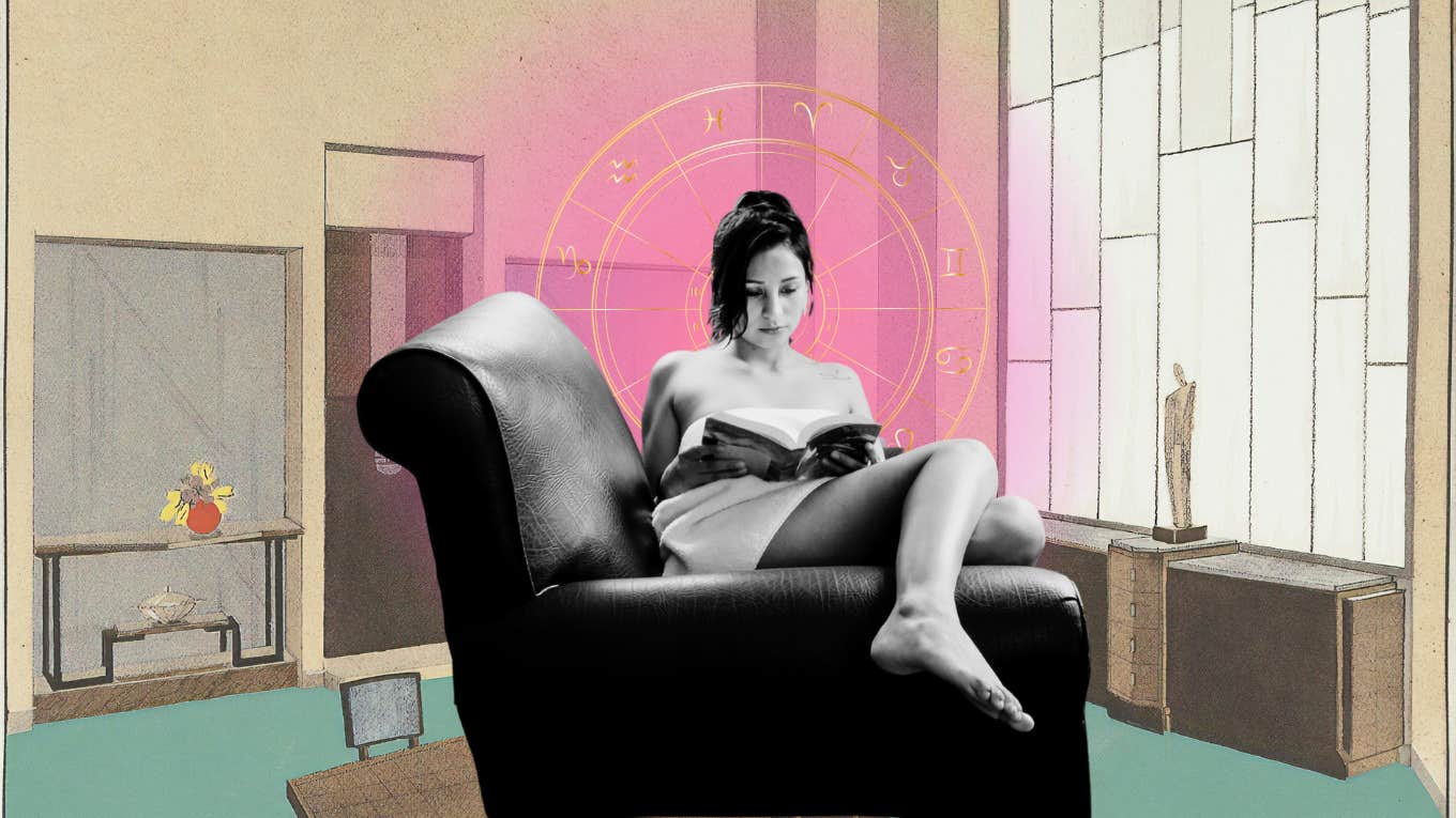 How To Perfect Your Daily Routine Using Astrology woman reading in a room