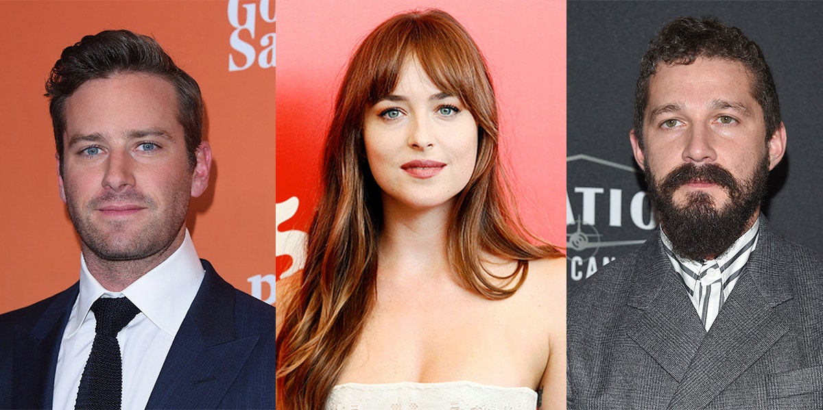 Dakota Johnson Defends Armie Hammer & Shia LaBeouf Adding To Hollywood Cycle Of Abuse Armie Hammer, Dakota Johnson, and Shia LaBeouf