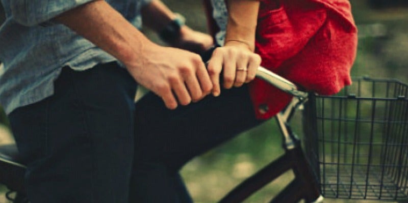 couple on bike couple on bike