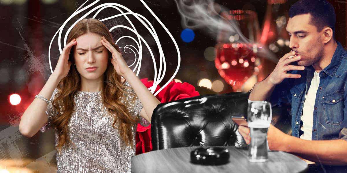 7 Surefire Ways To Completely Destroy A First Date, According To Research Woman stressing out