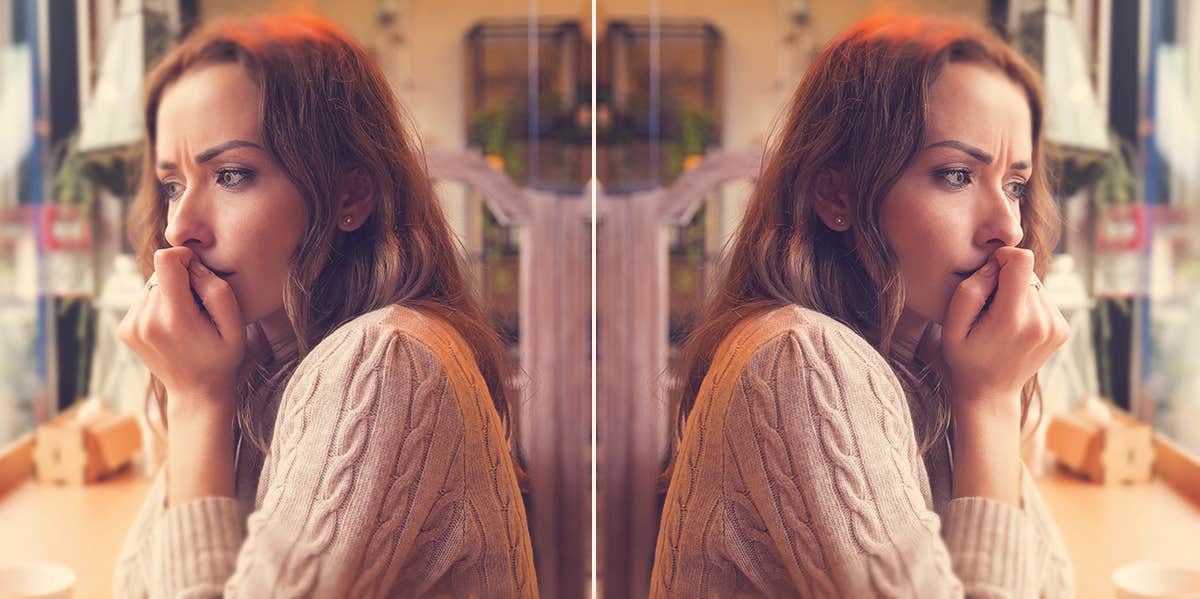 Harsh Signs You're Bad At Dating depressed woamn
