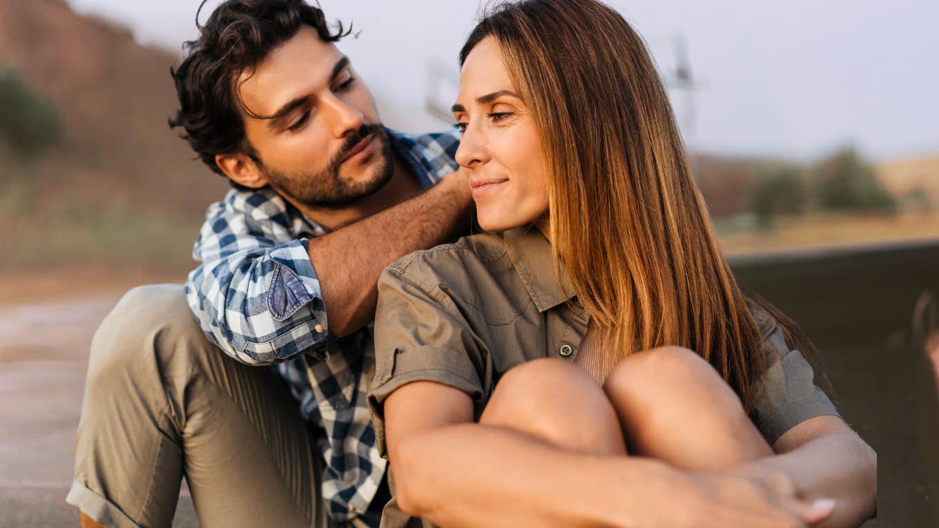 Couple being vulnerable with each other