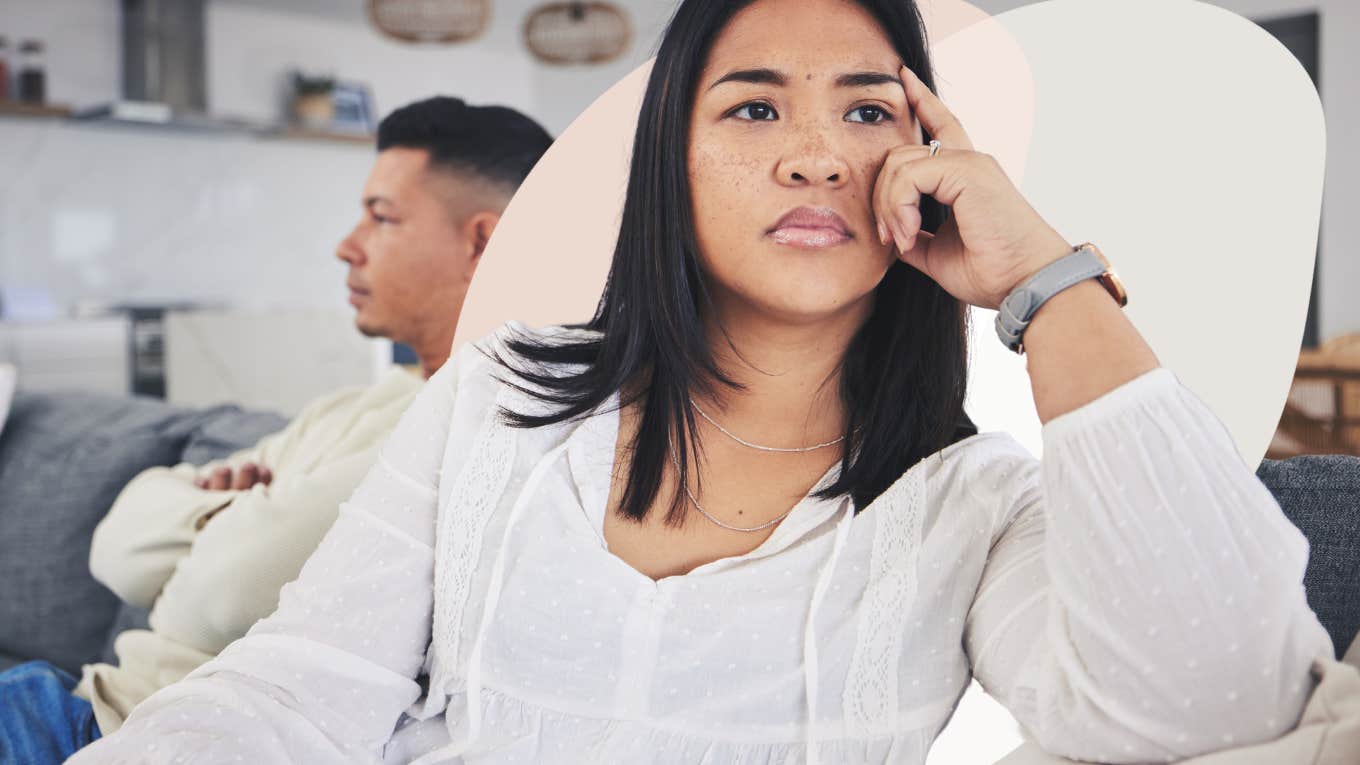 If He Does These 11 Things, He's Absolutely Not Worthy Of Your Love Woman thinking about how off her relationship is