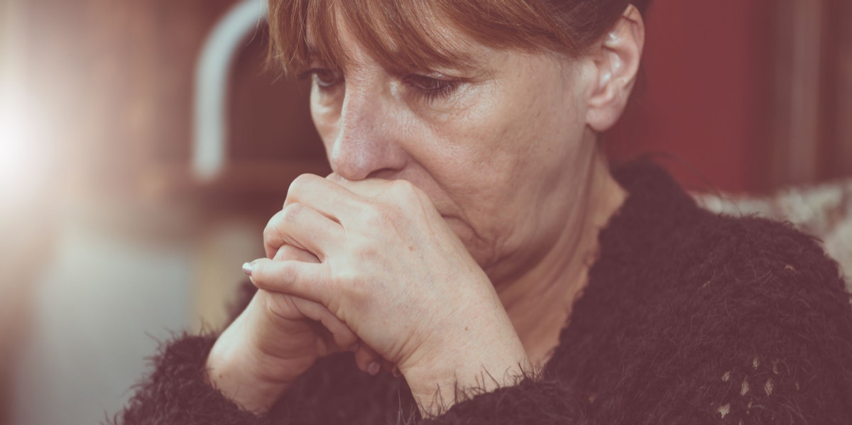 How My Daughter’s Psychosis Robbed Me During the Passing of My Best Friend sad woman