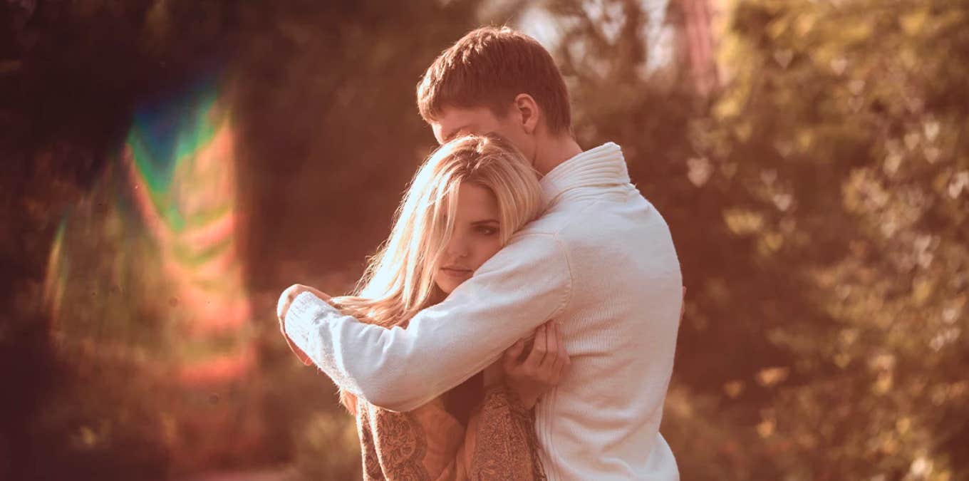 A Day In The Life Of A Couple Who Has Given Up On Each Other sad couple embracing