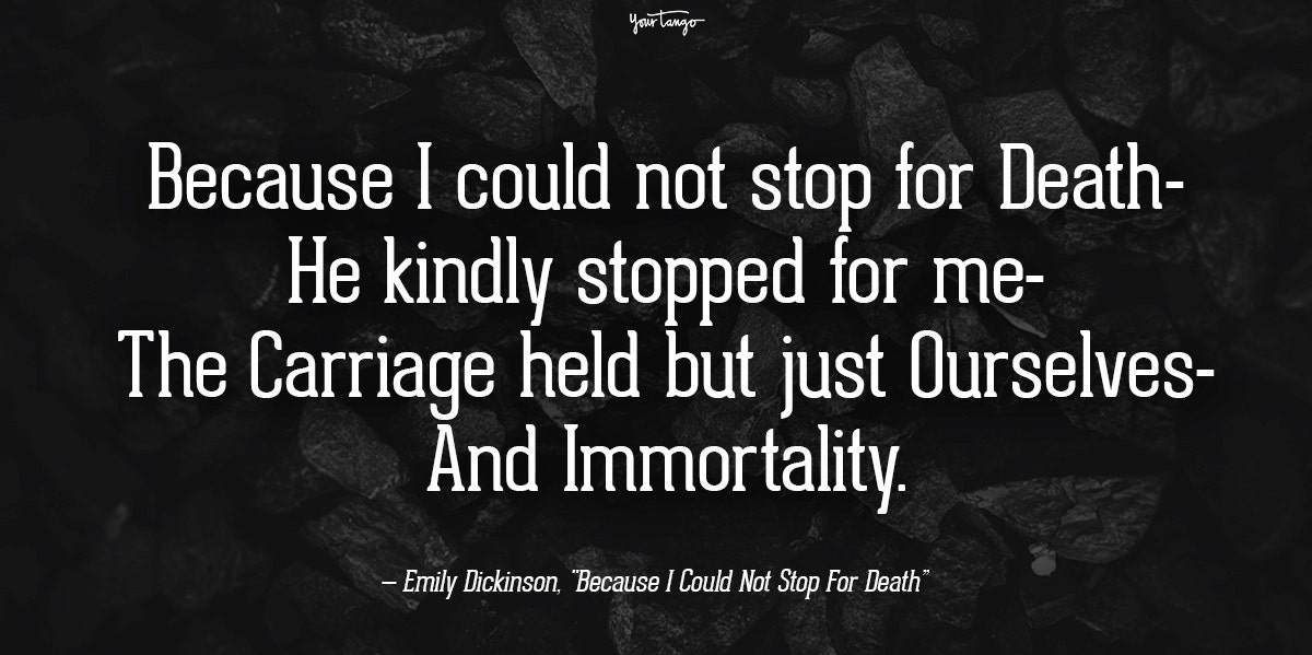 Emily Dickinson poem about death 