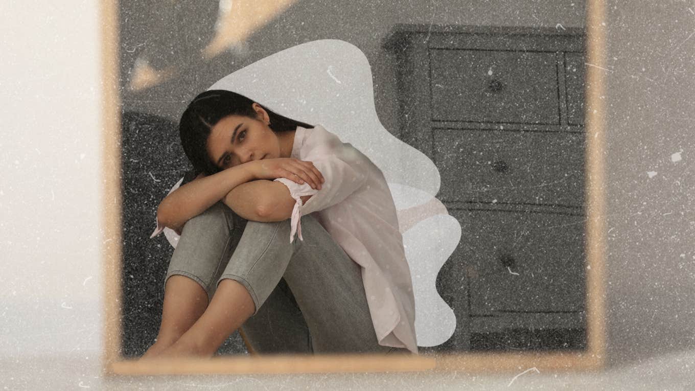 Don't Break Up With Anyone Until You've Truthfully Answered These 8 Questions Woman reflecting in the mirror