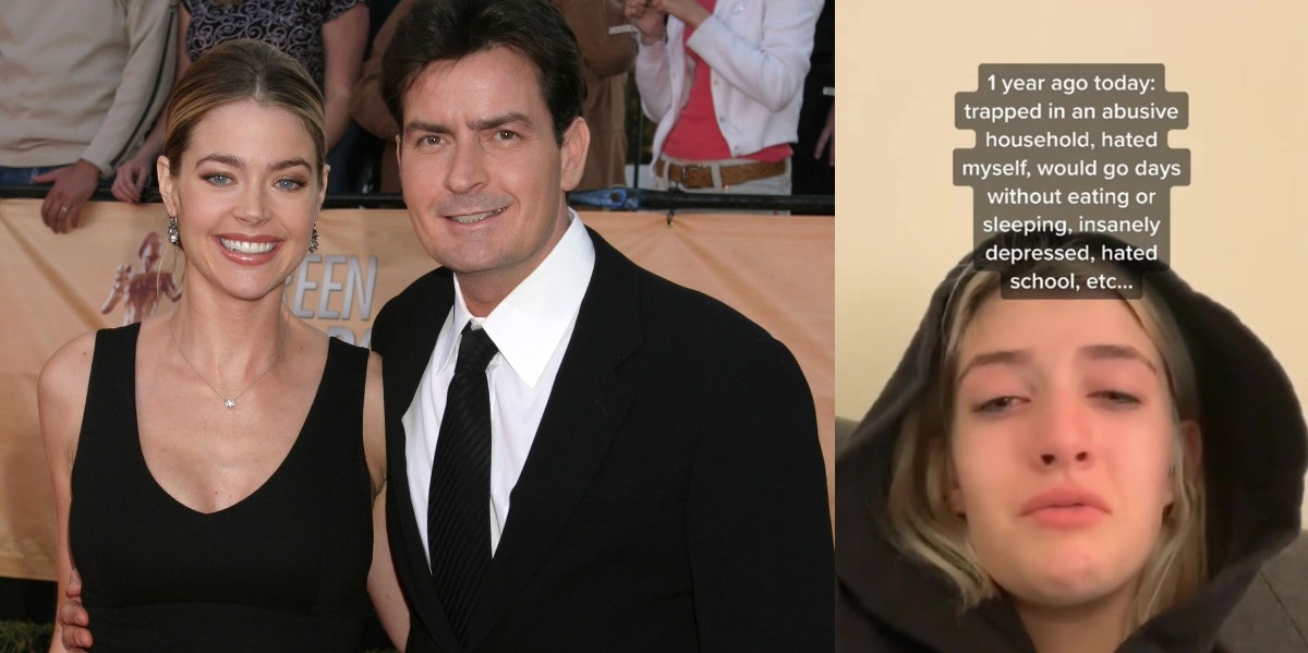 Charlie Sheen's Daughter Calls Denise Richards' Home 'Abusive' In TikTok Denise Richards Charlie Sheen Sami Sheen
