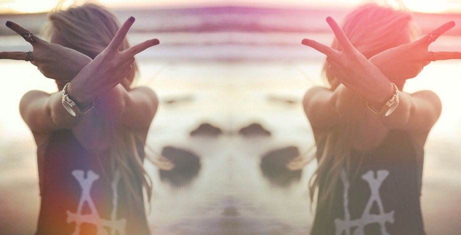 Girl on Beach Girl on Beach
