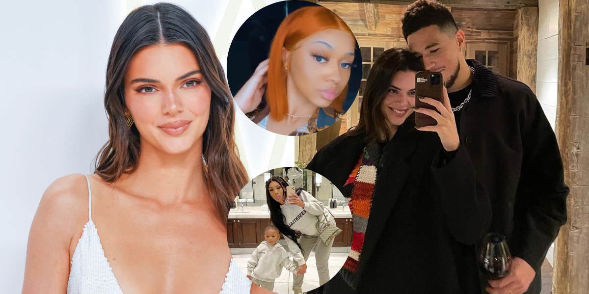 Devin Booker Accused Of Getting Model & High School Sweetheart Pregnant At The Same Time Kendall Jenner, Devin Booker, Aaleeyah Petty, Lauren