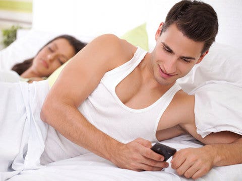 he's using her for sex devious man