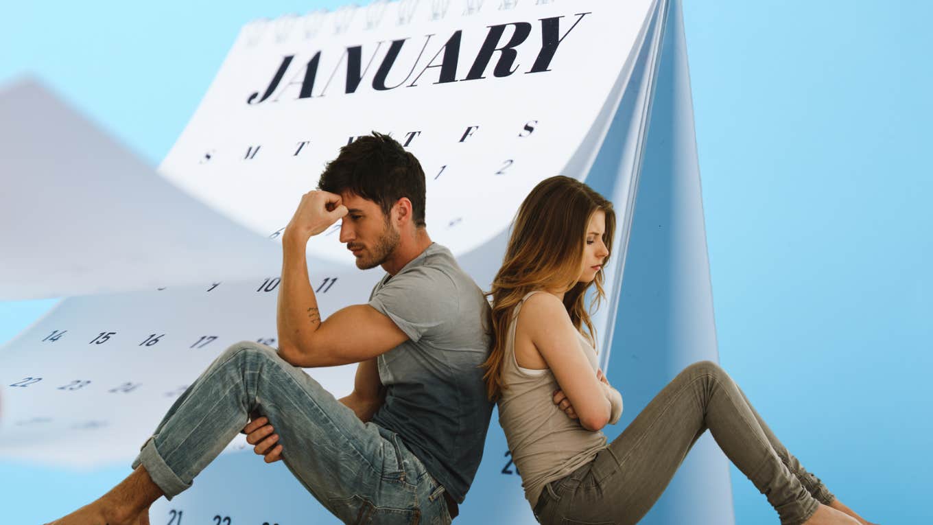 Why So Many People File For Divorce In January Couple divorcing month of January