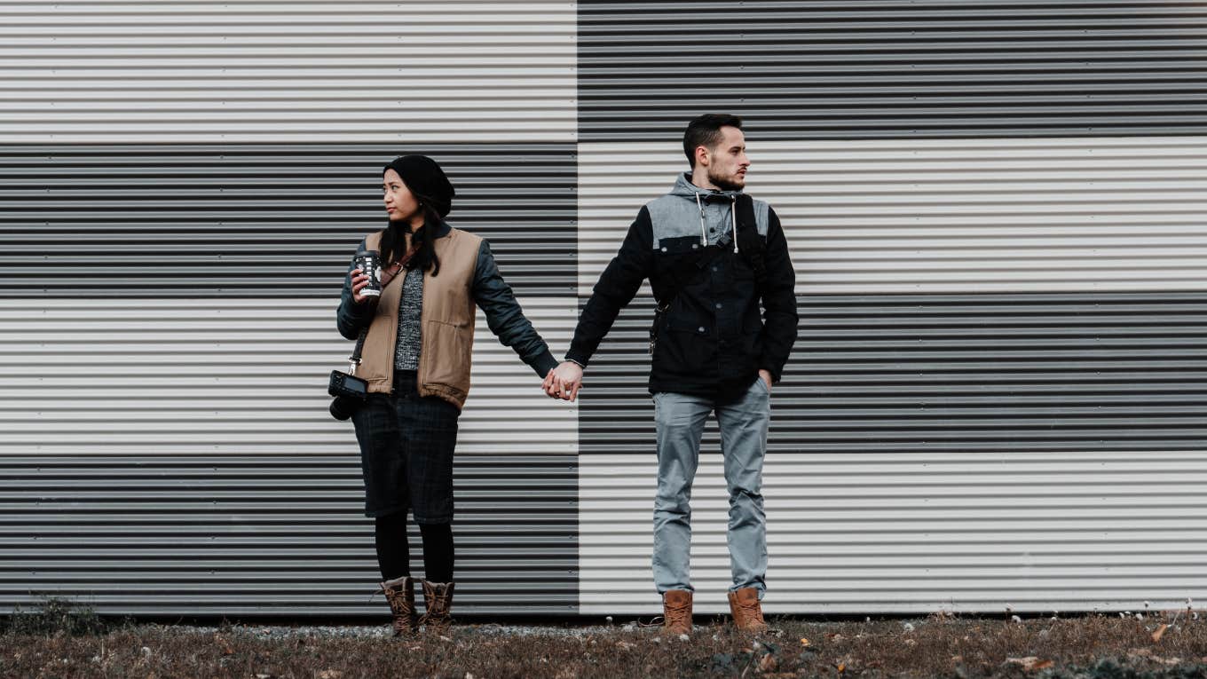 Divorce Coach Reveals Red Flags People Are Only Aware Of After A Divorce couple standing together