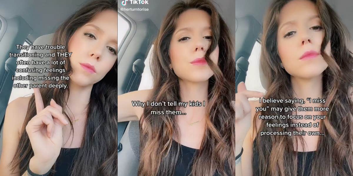 Divorced Mom Reveals Why She Doesn't Tell Her Children She Misses Them When They're With Their Dad Daisy O'Rear