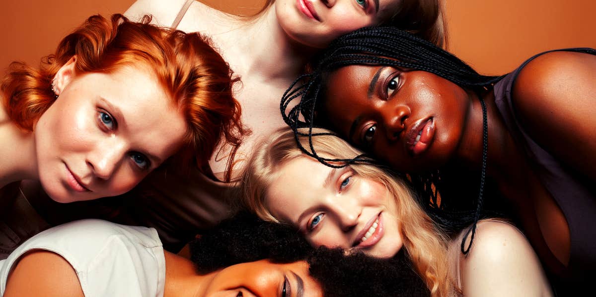 group of women with different hair colors