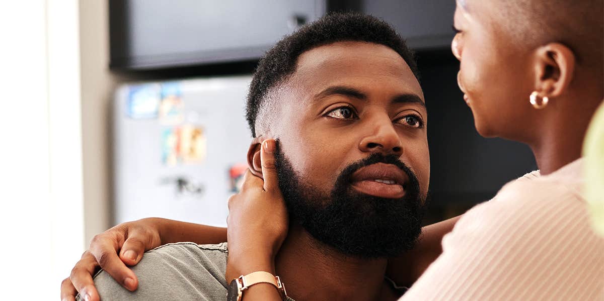 Do These 9 Easy Things To Totally Transform Your Marriage wife holding husband close