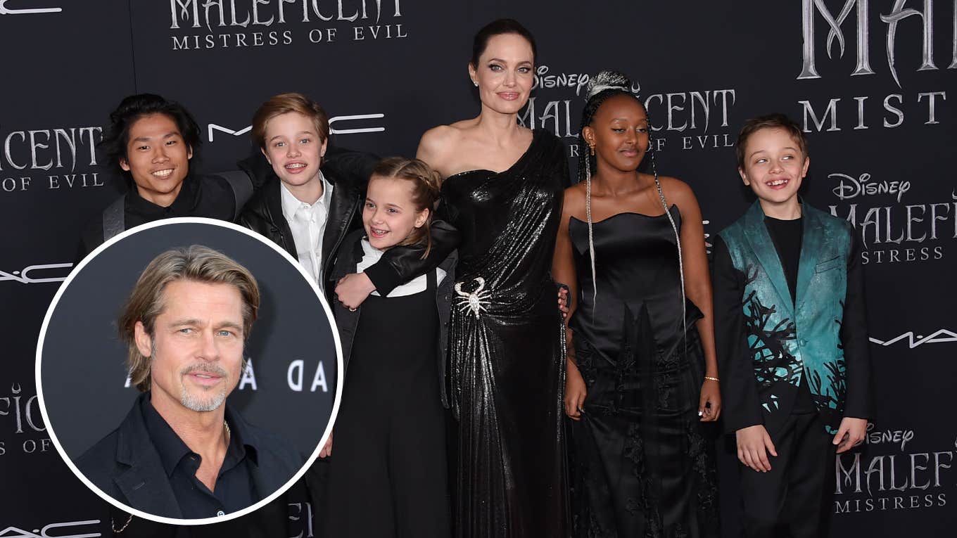 brad pitt kids and angelina jolie