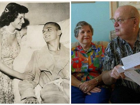 Don Zimmer and his wife, Soot