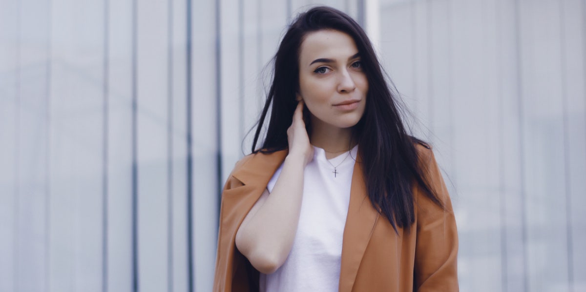 woman in suit