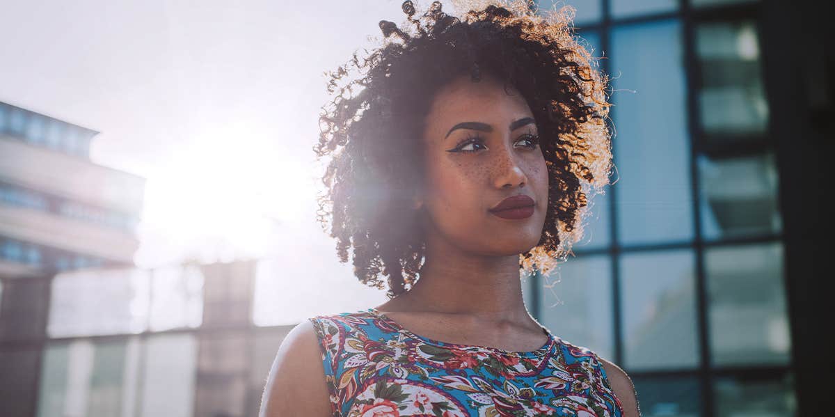 inspired woman