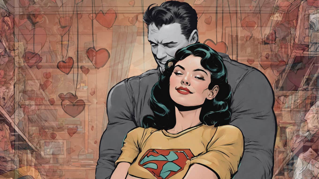 Comic book characters sappy valentines 