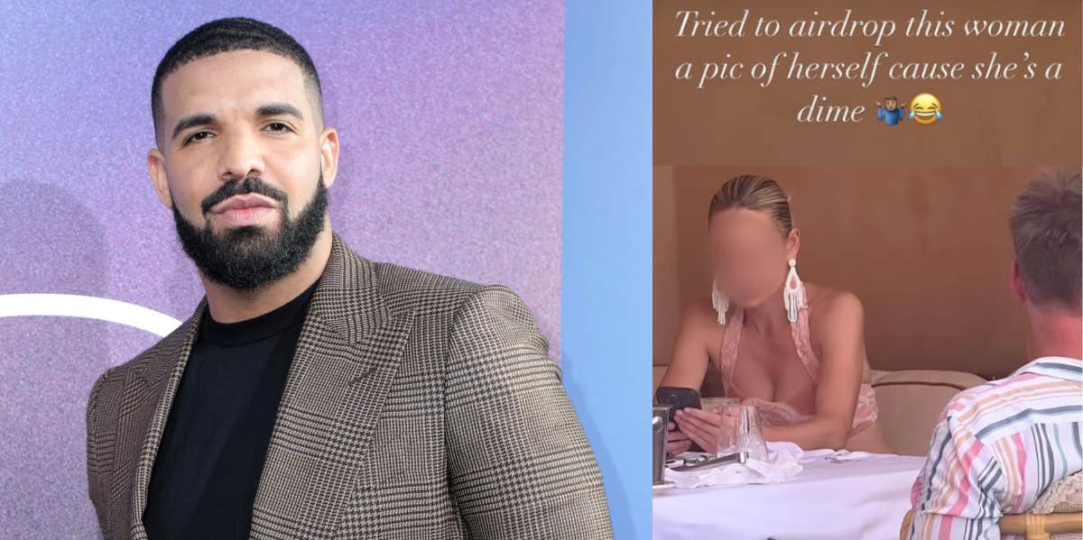 Drake Labeled A ‘Creep’ For Sharing Photo Of A Woman He Doesn’t Know Drake, Instagram story of a woman he doesn't know