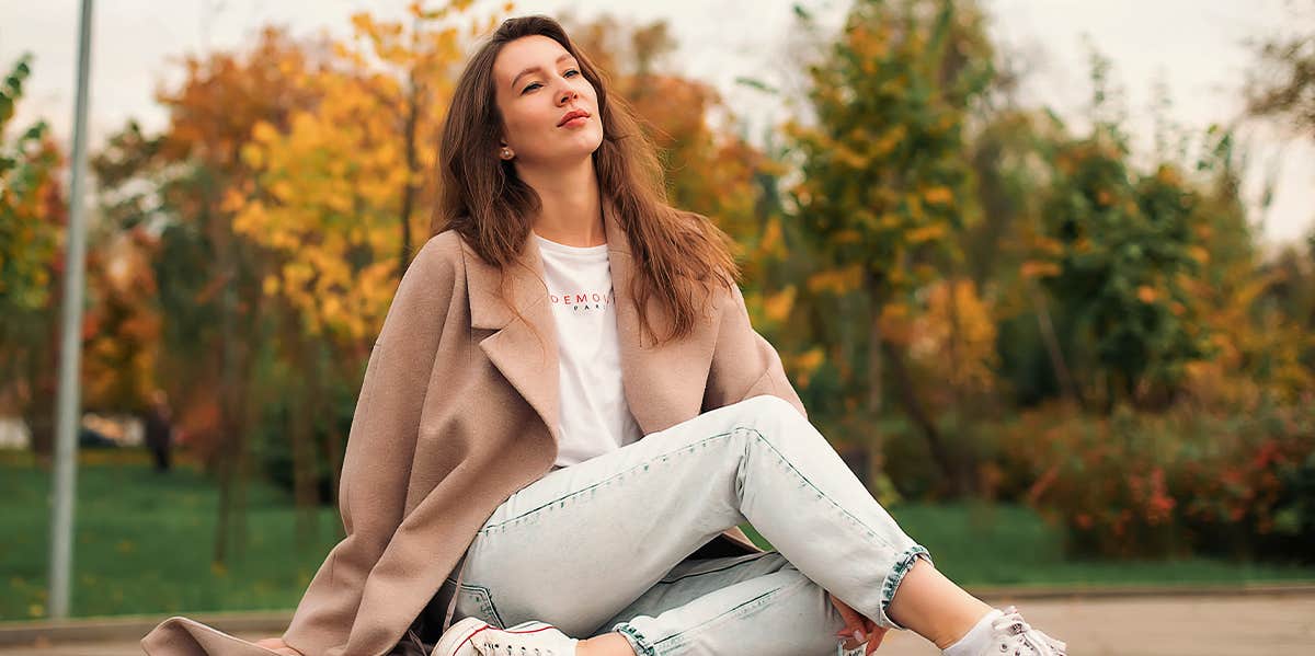 Dream Of The Now: Stop Letting Your Future Hinder Your Present woman sitting outside