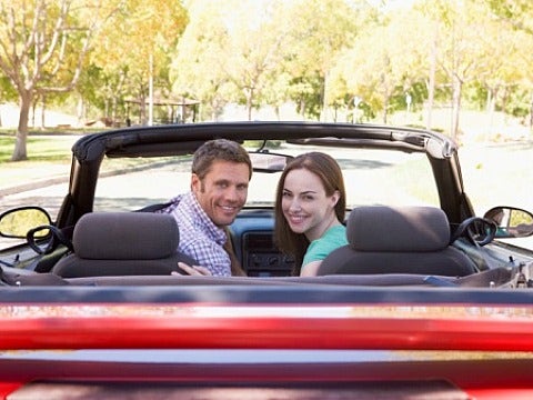 couple in a car