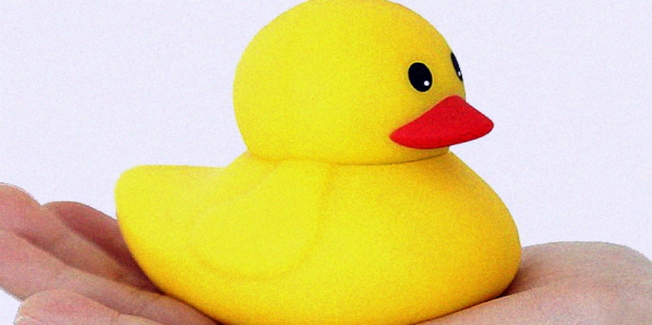 This Adorable Rubber Ducky Doubles This Adorable Rubber Ducky Doubles