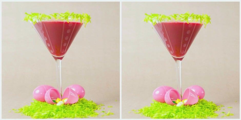 DIY Easter Candy Cocktail Recipe Made With Peeps