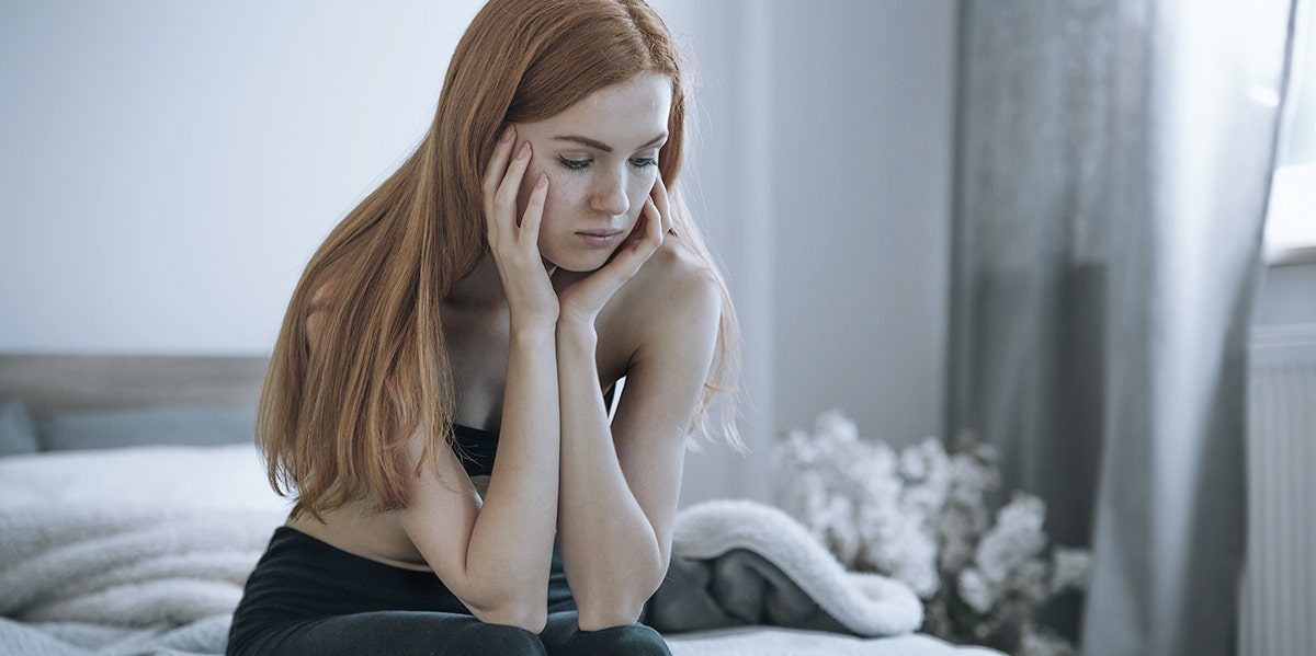 6 Painfully True Facts About Eating Disorders very sad woman