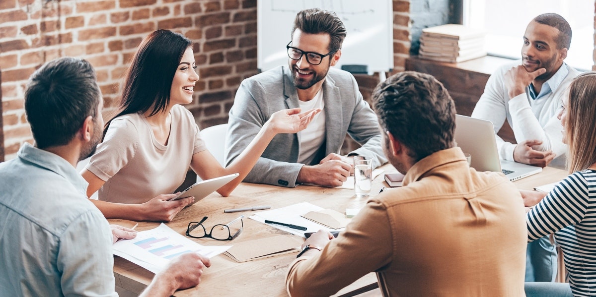 conference room of employees