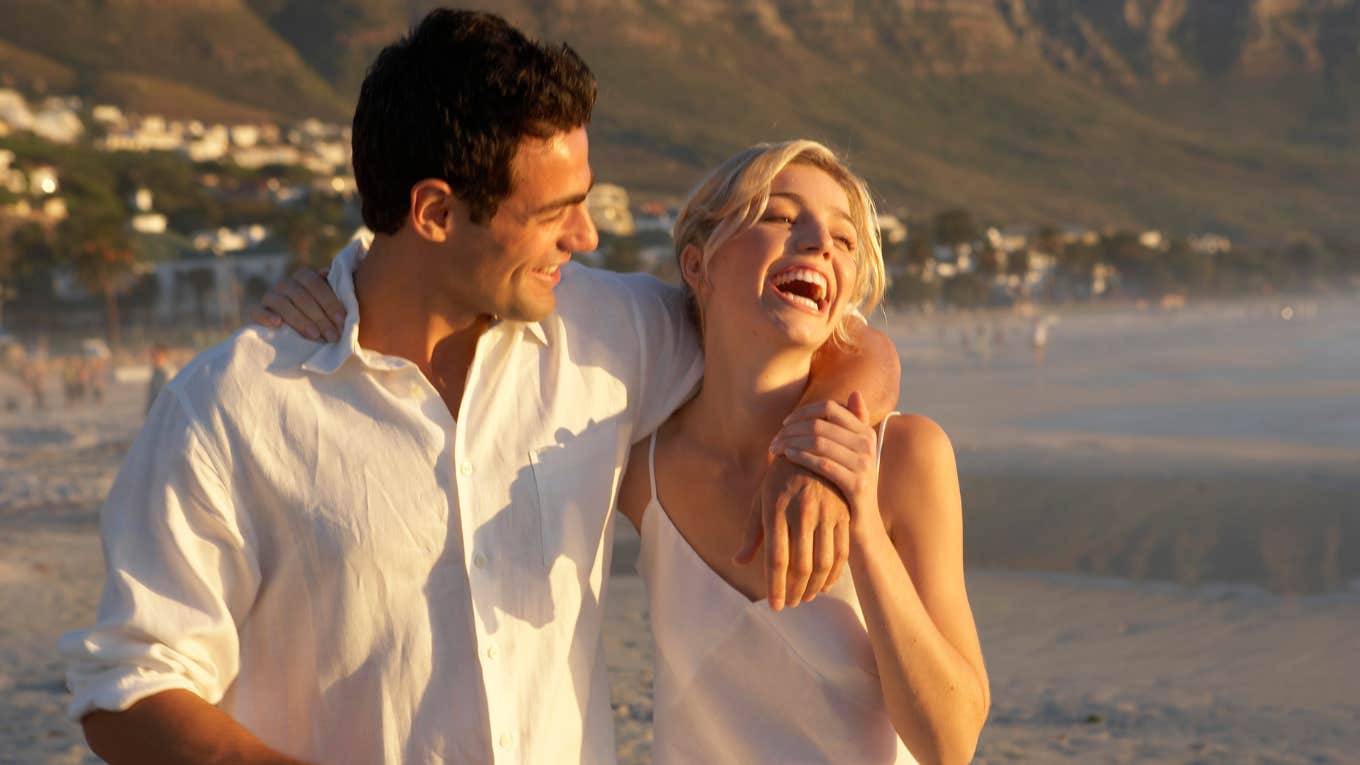 Couple on the beach 