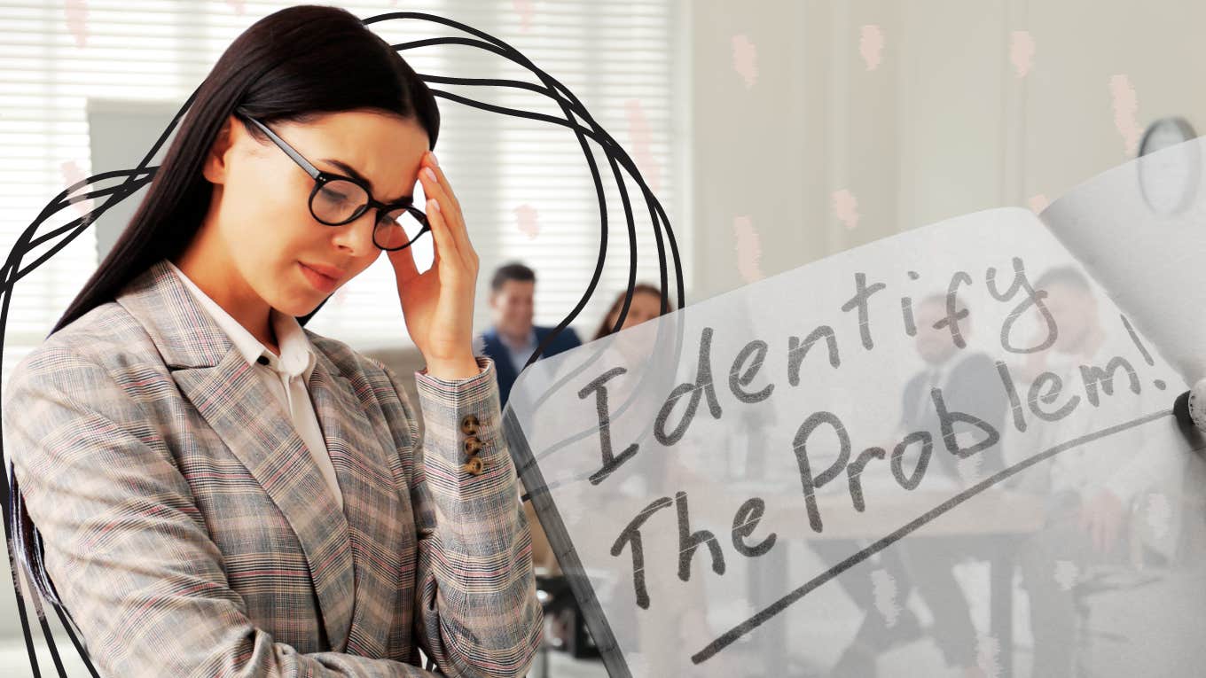 5 Rare Signs You're A True Change Maker Woman invoking change by identifying a problem