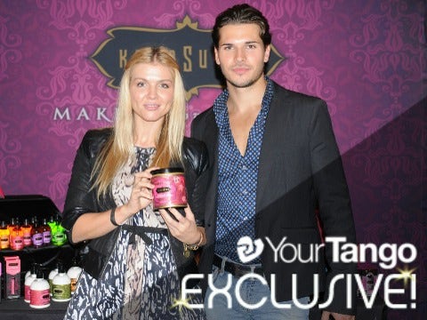 'Dancing With The Stars' Gleb Savchenko & Wife Elena Samodanova