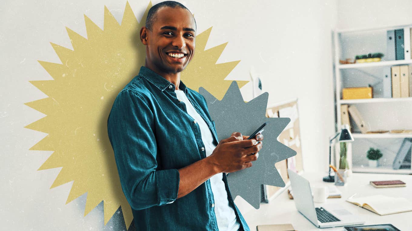 11 Tiny Things To Do If You're A 'Nice Guy' Who Wants More Respect Man leaning against wall, smiling, nice guy