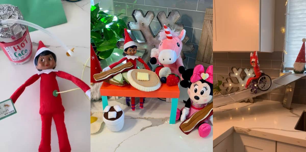 Mother Of Disabled Daughter Makes Elf On The Shelf In Wheelchair For Representation Elf on The Shelf in a wheelchair