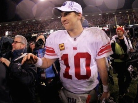 Eli Manning Giants Superbowl