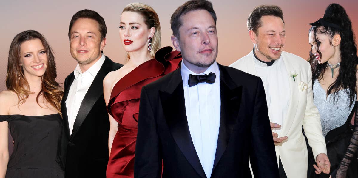 Elon Musk, Justine Musk, Amber Heard, Grimes