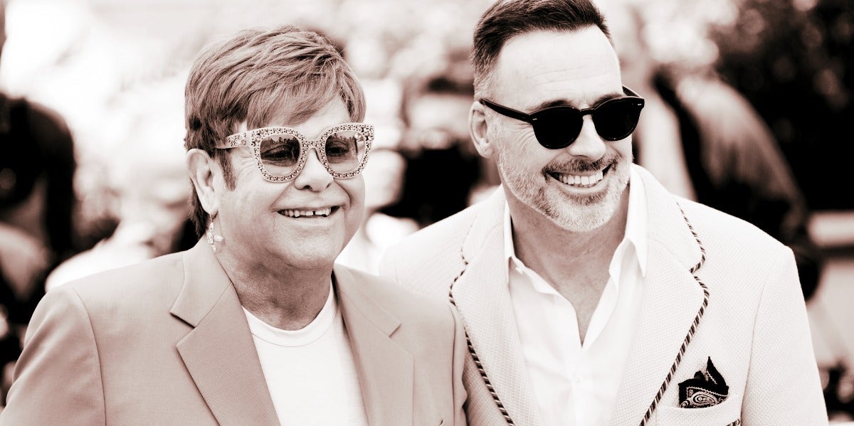 Elton John and husband David Furnish